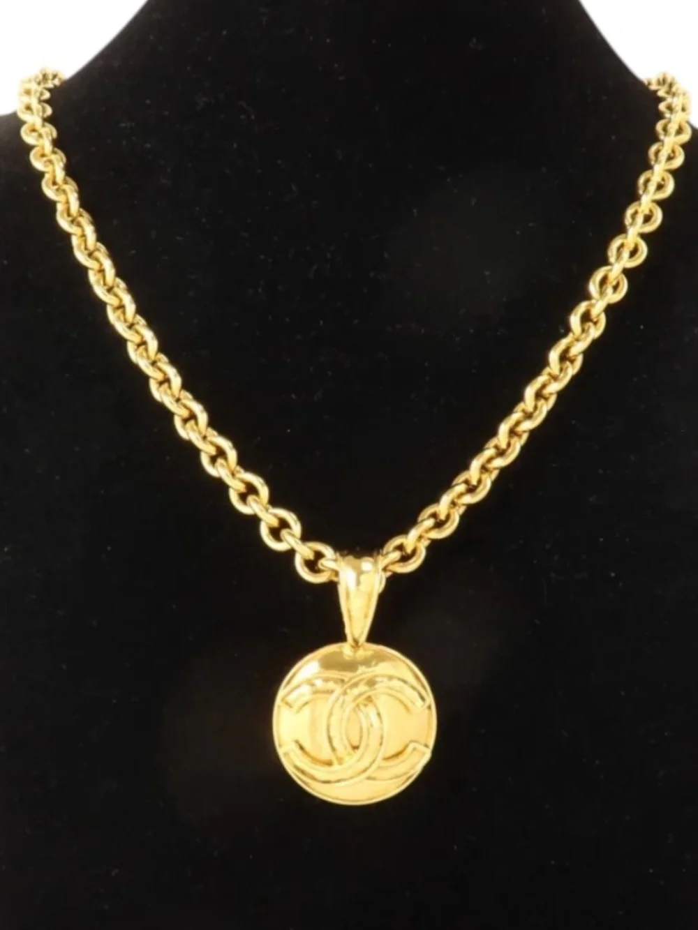 Chanel Vintage 1994 CC Medallion Necklace
